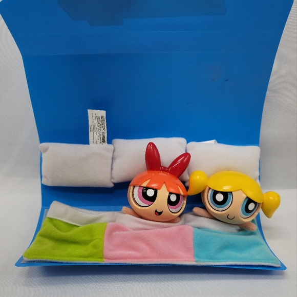 The Powerpuff Girls Sleeping Eye Dolls Beds Pillows And Case Figure Set - Picture 2 of 14